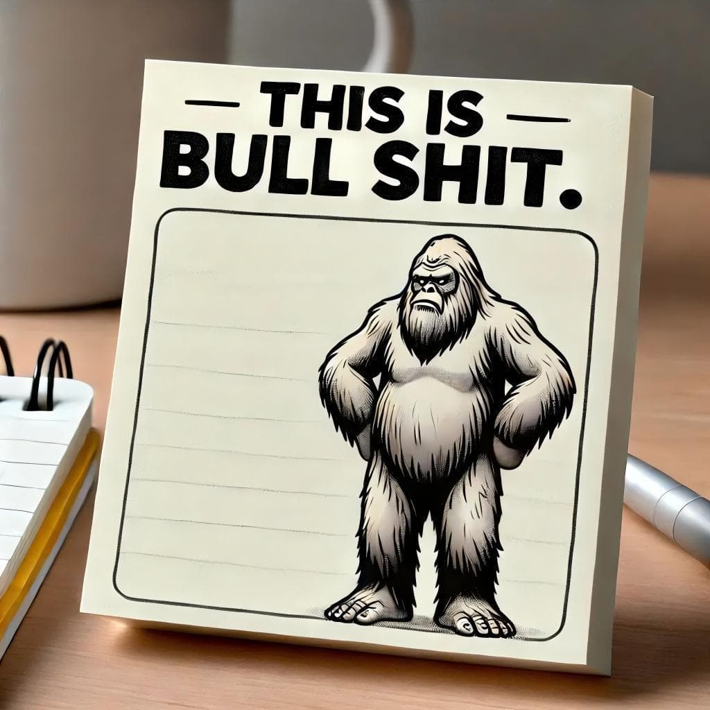 New Cross-Border Product Bigfoot's Brutal Sticky Notes