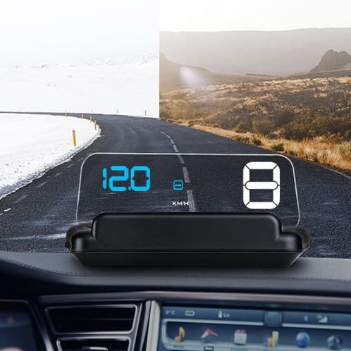 C500 Car-Mounted 5-Inch Head-Up Display Obd2 System Projection Hud Head-Up Display Blue White Red