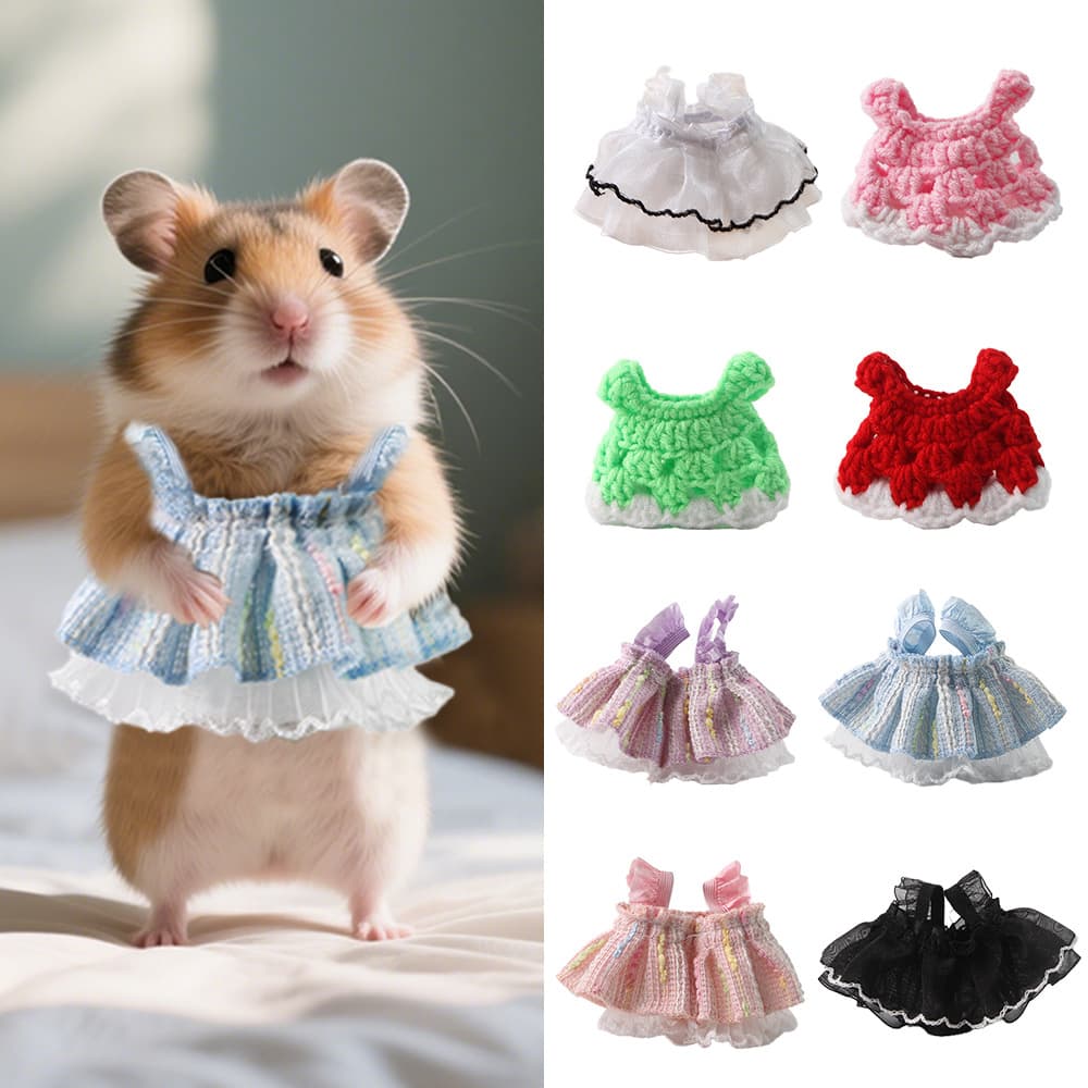 Z Hamster Clothes Four Seasons Available Small Pet Dress Summer Gold Bear Dutch Pig Flower Rat Photo Costume