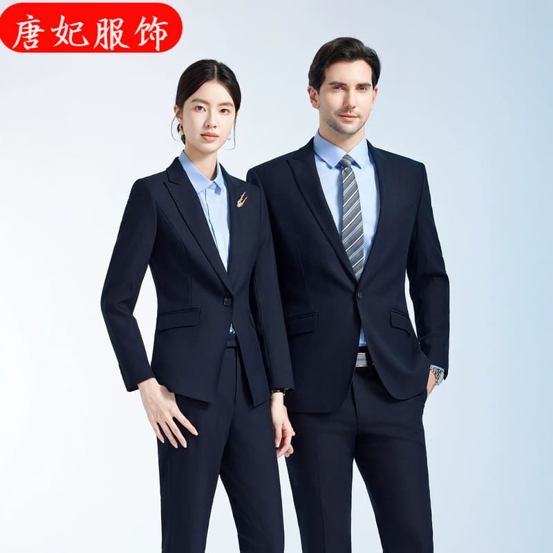 Business Suit Set for Men and Women - Blazer, Dress Shirt, and Trousers 3-Piece Set - Cross-Border Wholesale - Spring and Autumn Professional Office Fashion