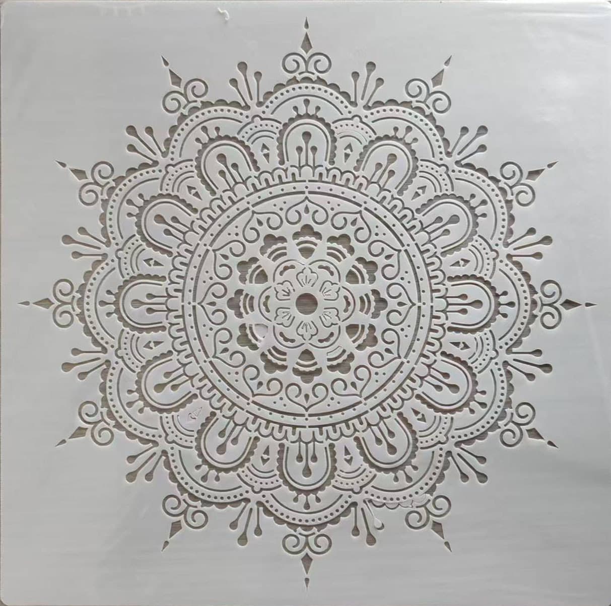 Amazon Hollow Painting Stencil Spray Wall Art Decoration Aid Mandala Hand Painting