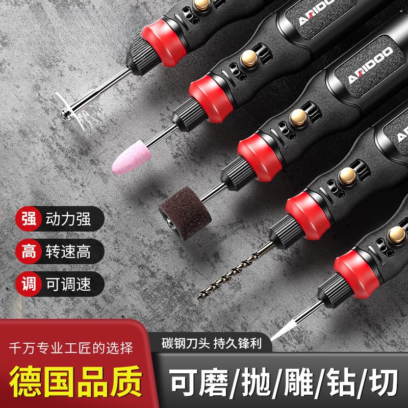 Mini Grinder, Small Handheld Electric Grinder with Charging for Jade and Wood Carving Polishing, Cutting, Engraving, and Drilling Wonder