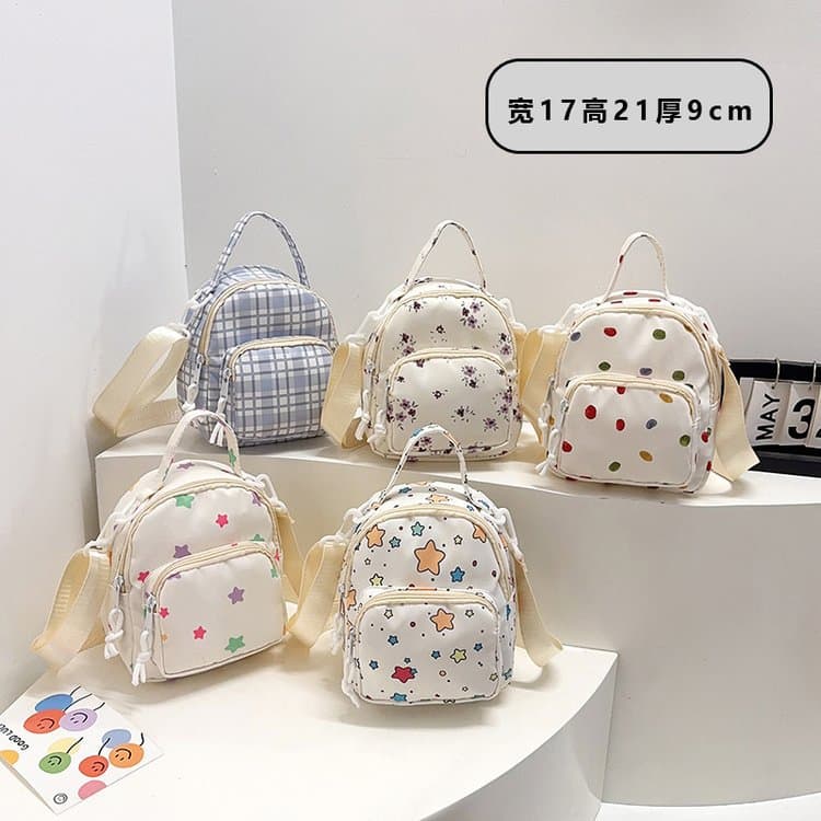Girls' Bags New Style Cute Student Internet Celebrity Girls' Small Backpacks Children's Shoulder Bags Girls' Crossbody Bags