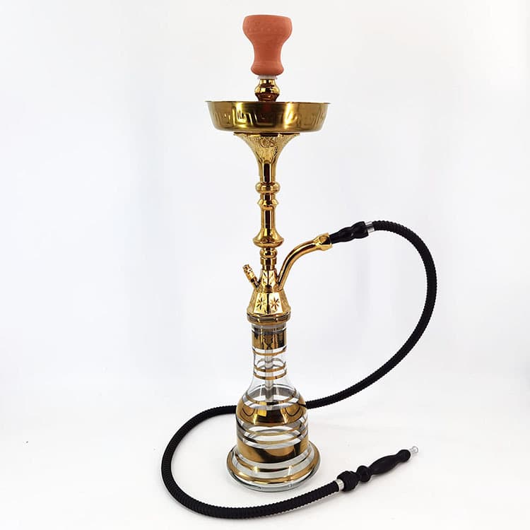 New Large Single-Hose Zinc Alloy Hookah for Bars, Complete SHISHA Accessories