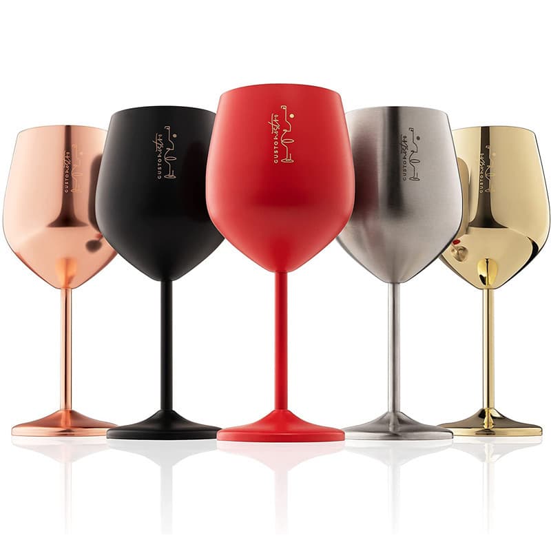 304 stainless steel single-layer goblet red wine glass restaurant ktv utensils cocktail champagne glass creative bar cup