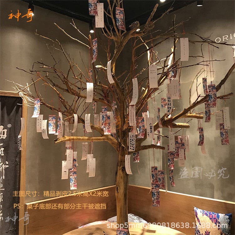 Simulated tree trunk, natural dead tree, dead branches, artificial tree, dead tree trunk decoration, diffuse coffee decoration tree, cat climbing tree decoration tree trunk