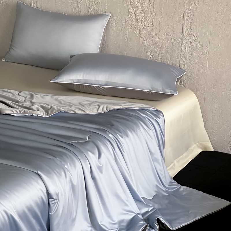 2025 New Lansia Cloud-Soft Silk Cool-Touch Summer Quilt, Single Size 200*230cm, Ice Blue Color