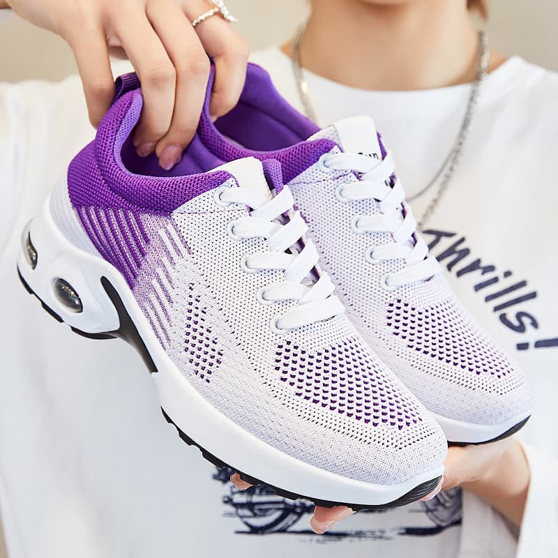 Women's Summer New Cross-Border Sneakers Casual Shoes Running Shoes Soft Sole Air Cushion Shoes