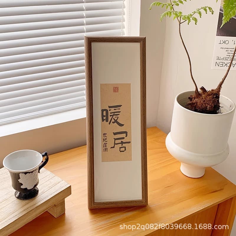 New Chinese style calligraphy and painting decorative wall art for living room, entryway, study, bedroom, bedside, photo frame, tabletop painting