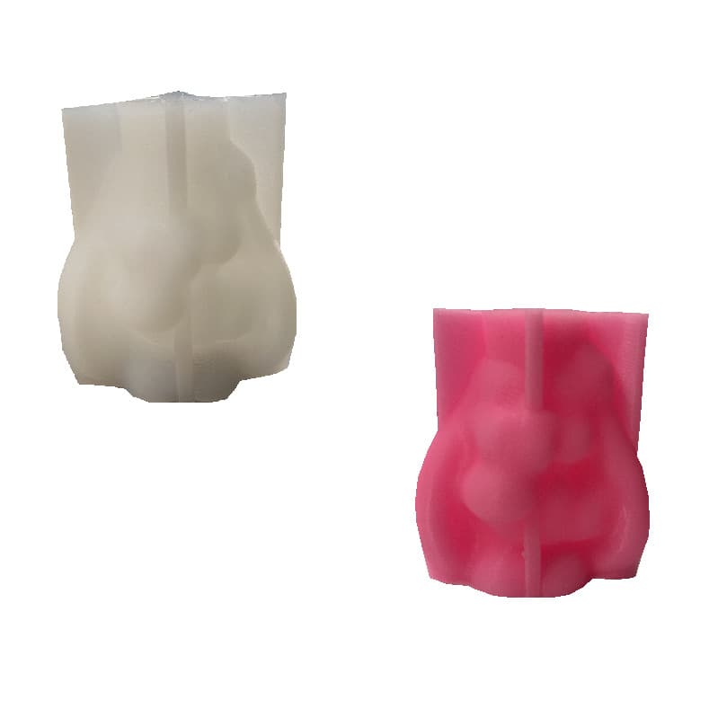 New Cross-Border 3D Love Rabbit Aromatherapy Candle Mold Korean Ins Decoration Cake Baking Silicone Mold