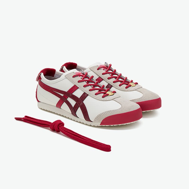[Year of the Horse Limited Edition] Genuine Original New Tiger Onitsuka Tiger MEXICO 66 Red Casual Shoes Year of the Dragon Year of the Snake Shoes