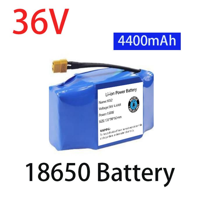10S2P 36V 4400mAh Hoverboard Battery 18650 Lithium Battery Pack 18650