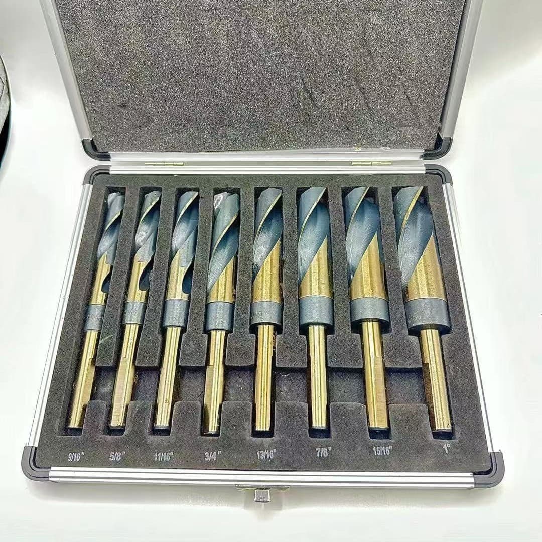 4241 British twist drill set, small shank drill bit, high speed steel equal shank twist drill set, aluminum boxed drill bit