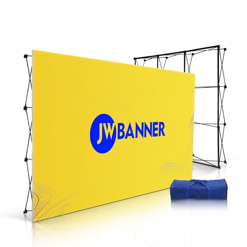 Aluminum Backdrop Fabric Hook-and-Loop Pull-up Aluminum Pull-up Display Stand, Sign-in Round Tube Display Stand, Fabric Pull-up Wall Signature Assembly