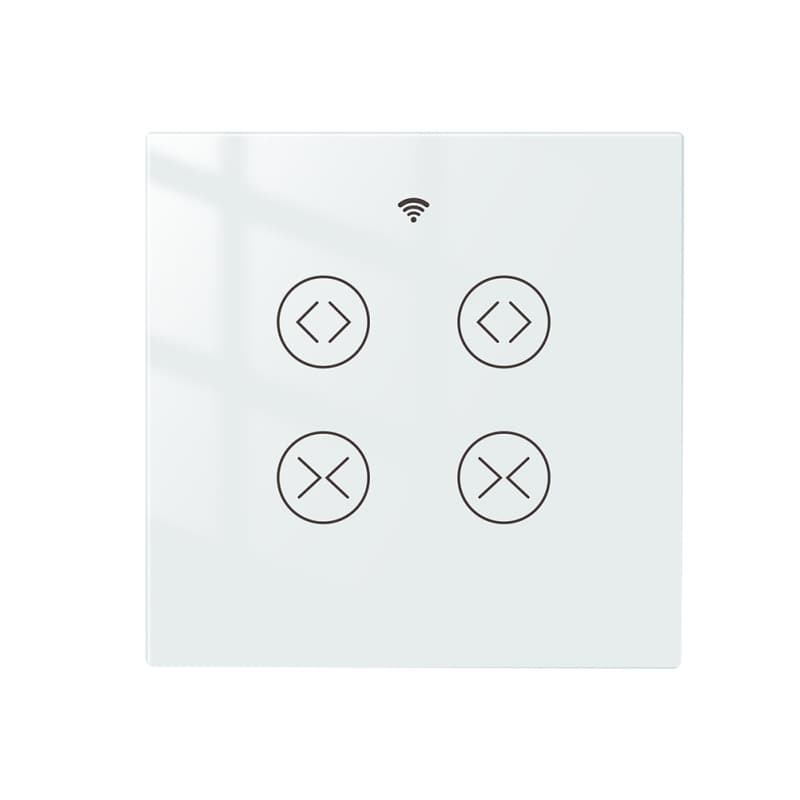 Tuya WiFi 2-Channel Curtain Switch Compatible with Google Home Alexa