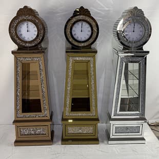 Hot-selling Grandfather Clock with Rhinestone Modern Floor Clock Factory Wholesale Drop Shipping