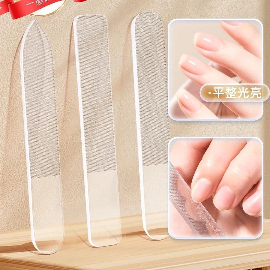 Factory Glass Nail File Double-Sided Nano Nail File Strip Nail Buffer Polishing Stick Manicure Tool