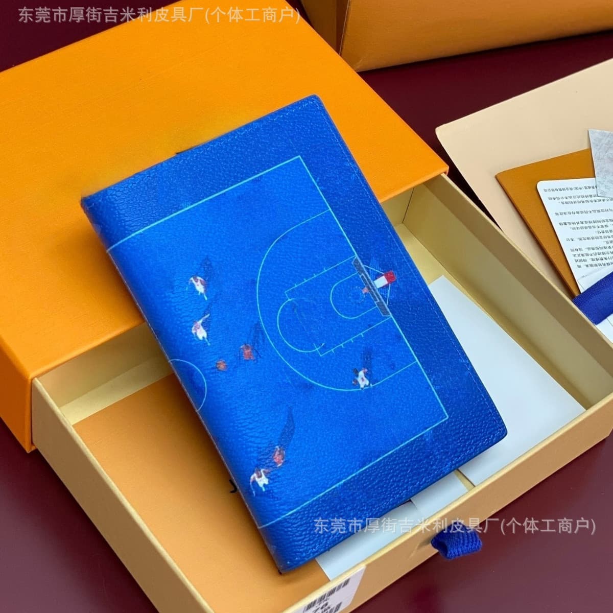 Cross-border unisex vacation series short suit clip Lujia's new Slender large-capacity wallet 1:1