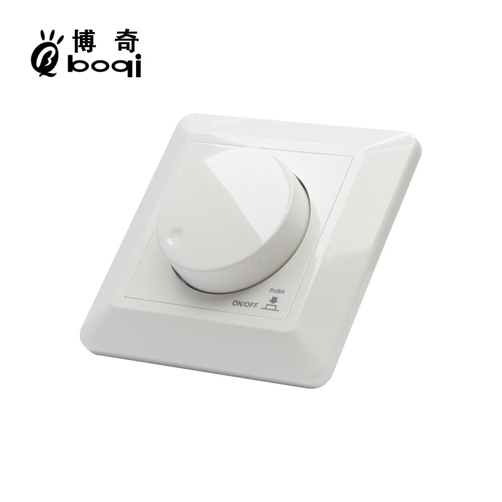 Thyristor Dimmer Trailing Edge Cut-Off Dimming Panel for Single-Color LED Lights, Incandescent Lamps, Halogen Lamps, CE Certified