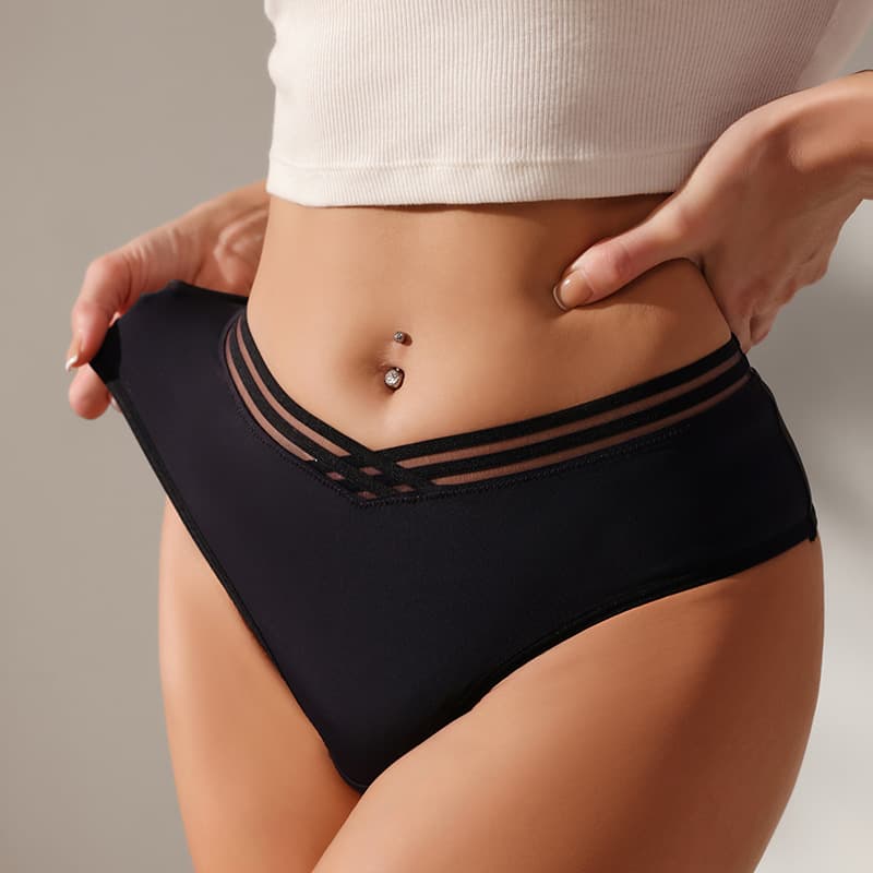 Women's T-Back Thong Brazilian Style Half Thong Panties Simple Fashion Comfortable Breathable Skin-Friendly Triangle Factory Direct