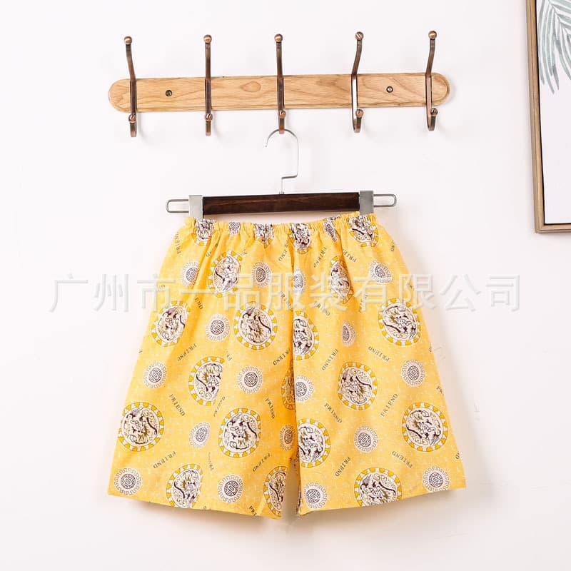 Disposable men's bath pants, beauty salon foot spa SPA boxer shorts, hotel massage split-leg shorts, plus-size.