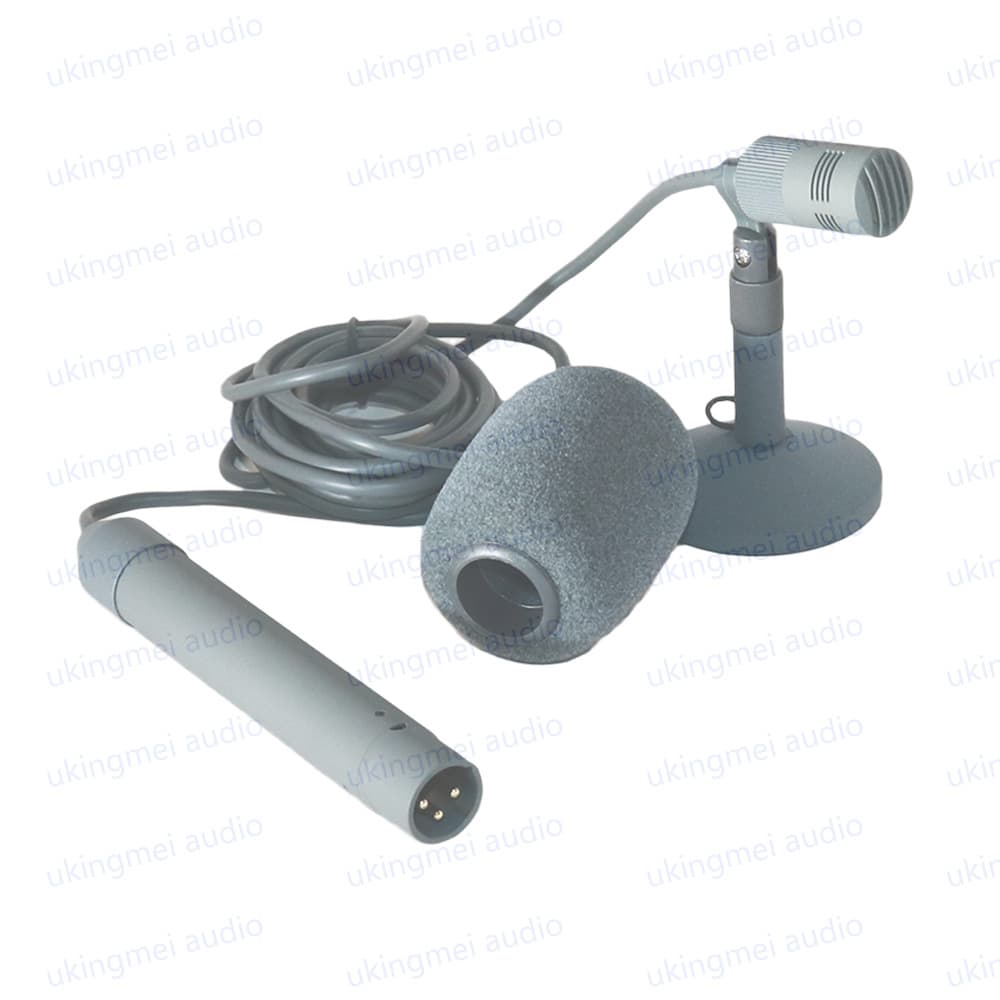 Studio Microphone for News Broadcasting, Live Streaming, Conference Interviews, Recording, Supercardioid Mini Desktop