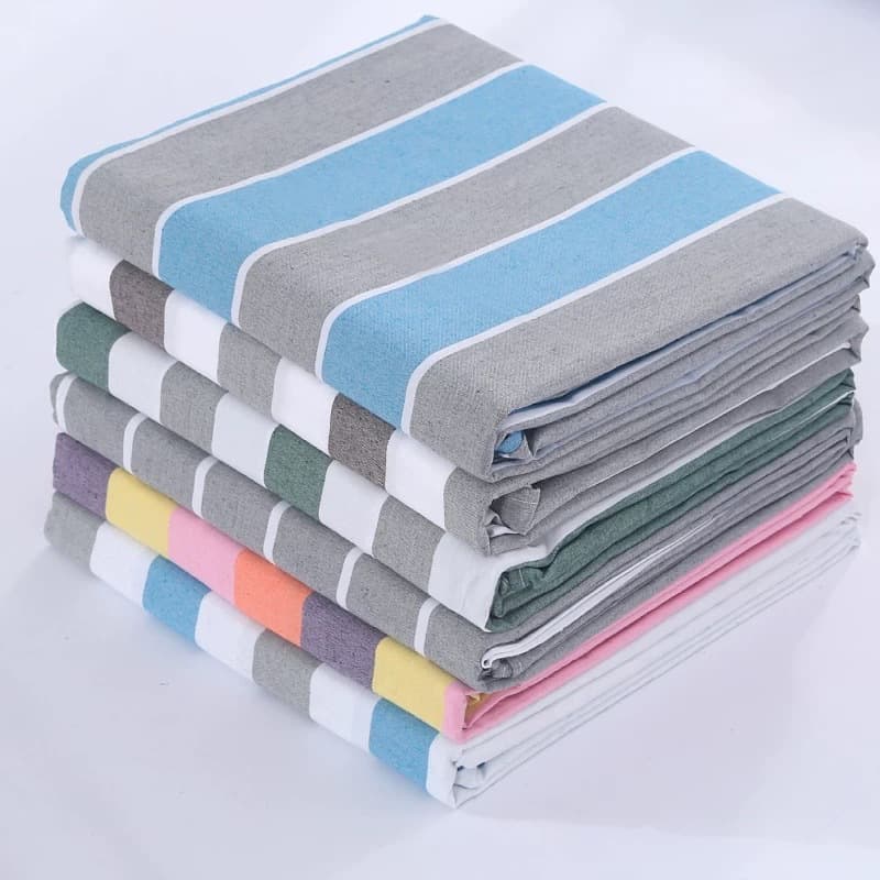 Clearance Sale of Thick Cotton Coarse Cloth Bed Sheets, Extra Large Single Bed Sheet, Double Bed Sheet, Single Coarse Cloth Cool Mat, Kang Mat