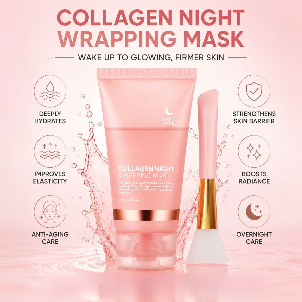 Cross-border Collagen Night Wrapping Mask