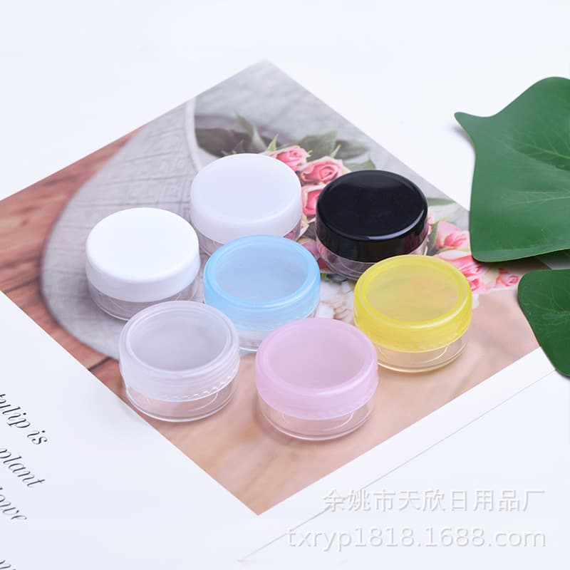 10g nail patch small round bottle cream bottle facial cream bottle cosmetics packaging bottle skin care product travel packaging bottle