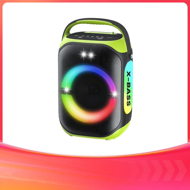 karaoke portable bluetooth speaker 6.5 inch 60W outdoor portable small speaker small party speaker