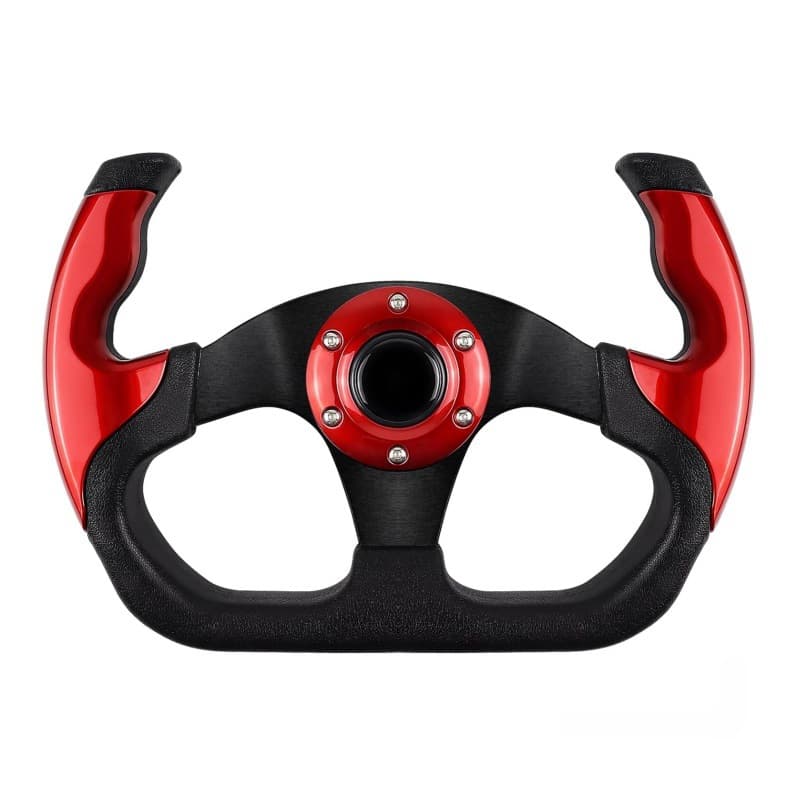 Cross-border Car Drift D-Shape Steering Wheel for Export X New Modified Sport Racing Steering Wheel Universal PU 13 Inch