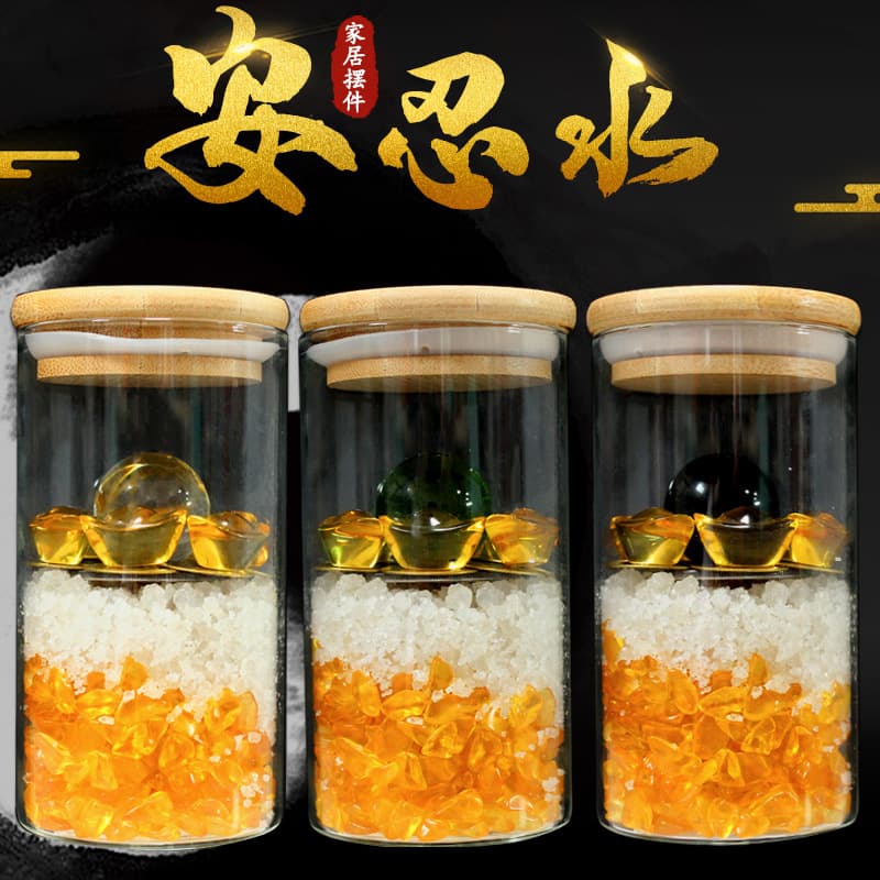 Manufacturer's Stock An Ren Water for Five Yellow and Two Black Feng Shui Mascot, Dragon Silver An Ren Water Ornament, Home Decor Wholesale