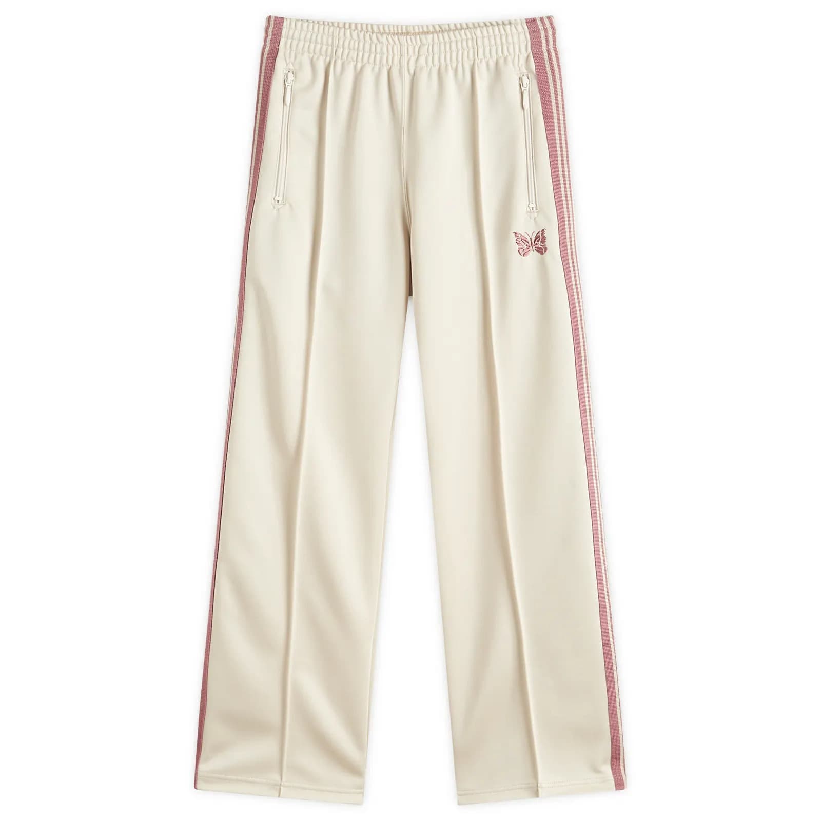 Needles Track Pants Butterfly Embroidery Wide-Leg Pants Japanese Streetwear Loose Casual Sweatpants Unisex