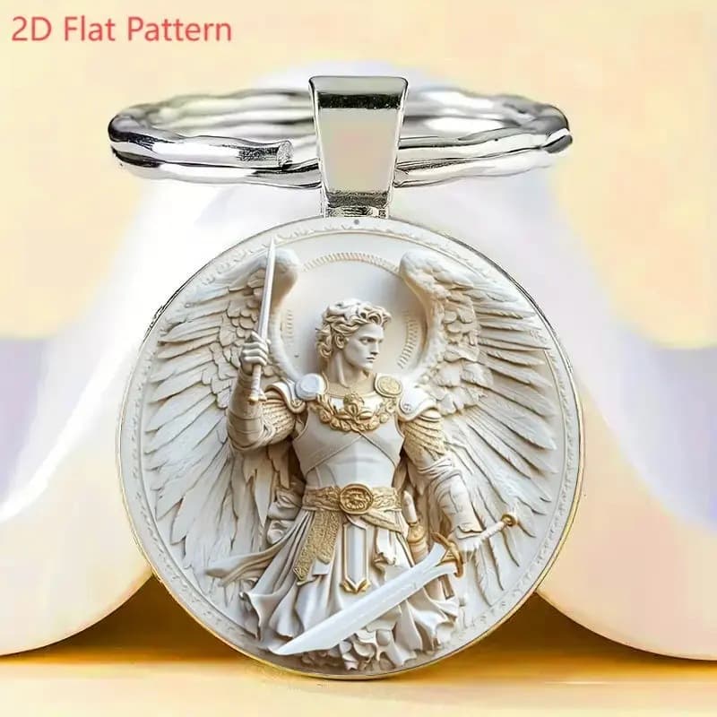Angel Symbol Zinc Alloy Keychain and Keychain Car Parts Keychains
