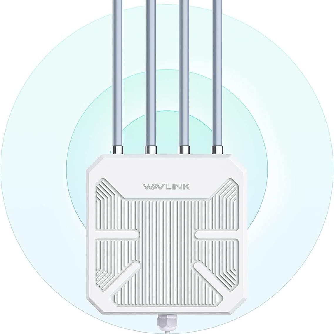 Wavlink Waterproof WiFi 6 AX3000 Dual 2.4GHz 5GHz Long Range Wireless AP Outdoor Router
