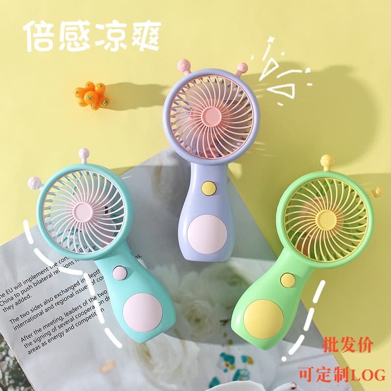 New Mini Handheld Fan Portable Rechargeable Mini Fan Wholesale Cross-border Fan