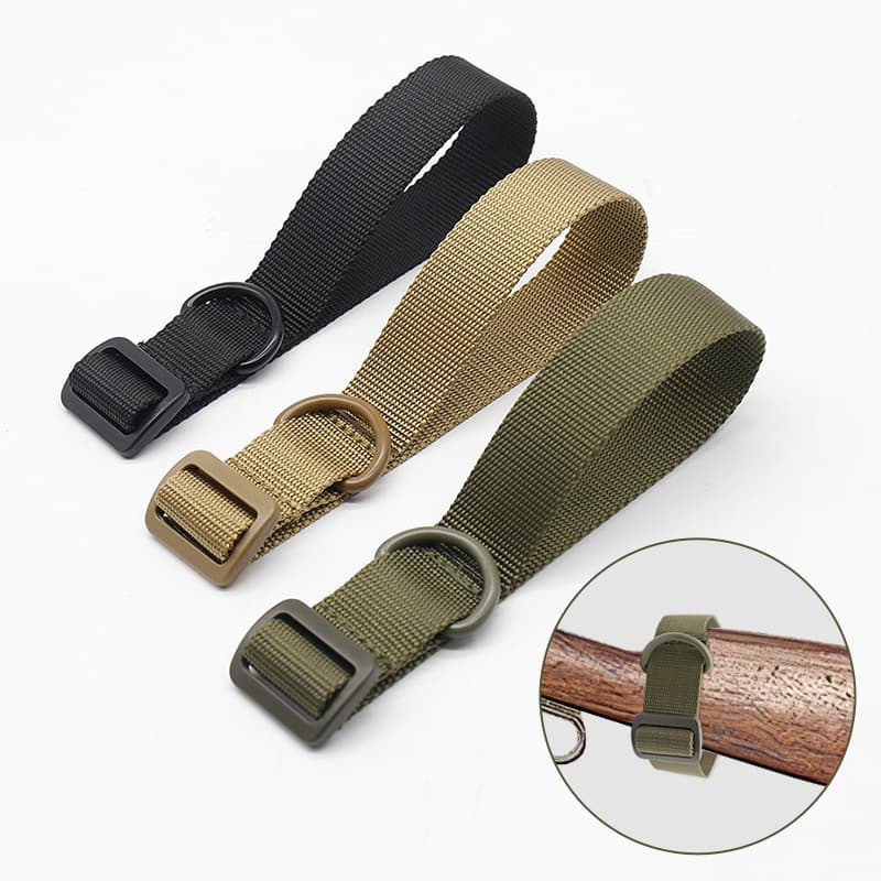 Multi-Purpose Tactical Gun Sling Camouflage Buttstock Strap Military Tactical Accessory Portable Bundling Gun Strap Lanyard Buckle