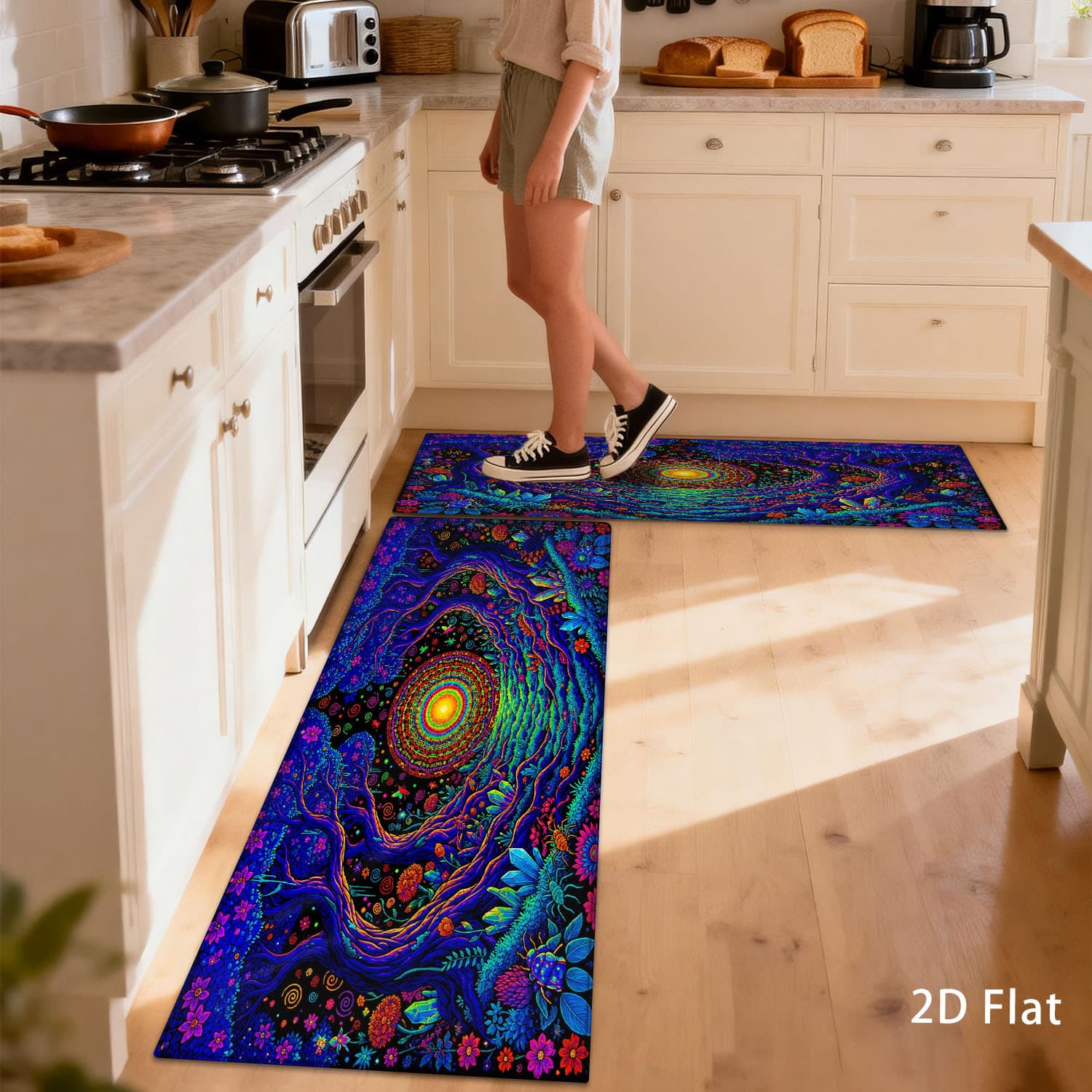 SHEIN Urgent Purchase Kitchen Long Strip Floor Mat Foot Mat Corridor Carpet Bedroom Bedside Custom Made from Picture Cross-Border Dropshipping