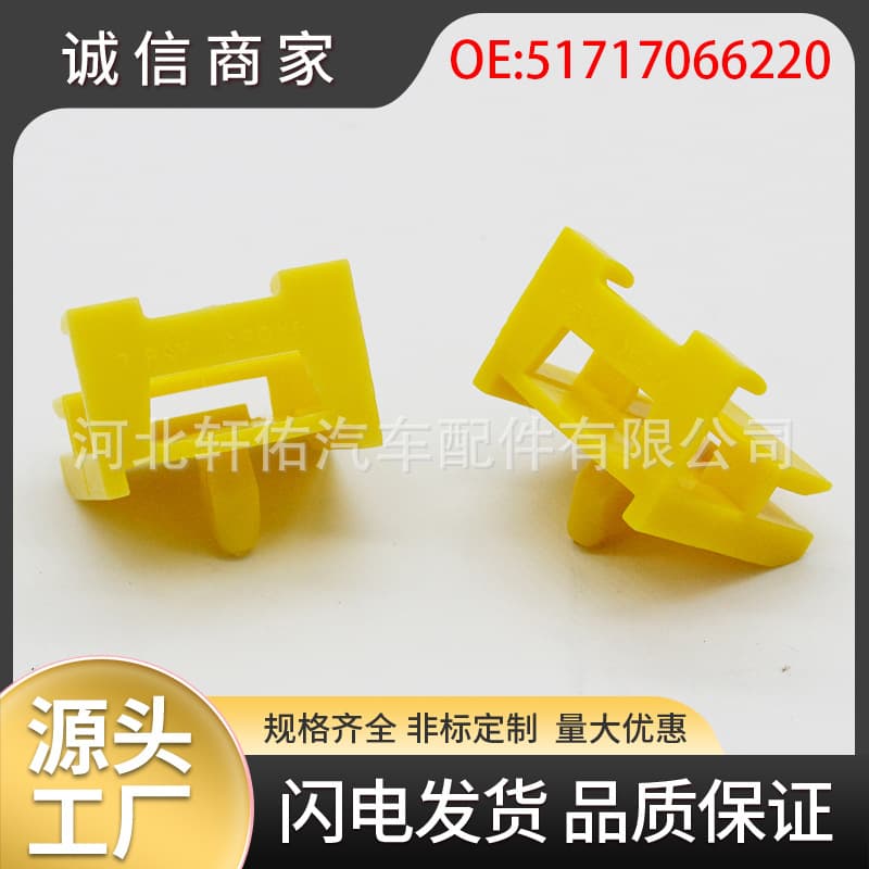51717066220 For BMW E60 M5 E63 M6 Car Door Sill Side Skirt Lower Edge Beam Retaining Clip
