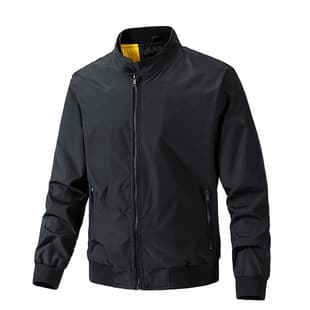 Cross-border Amazon Men's Jacket Summer Thin Spring Autumn Large Size Simple Flight Jacket Casual Men's Wear