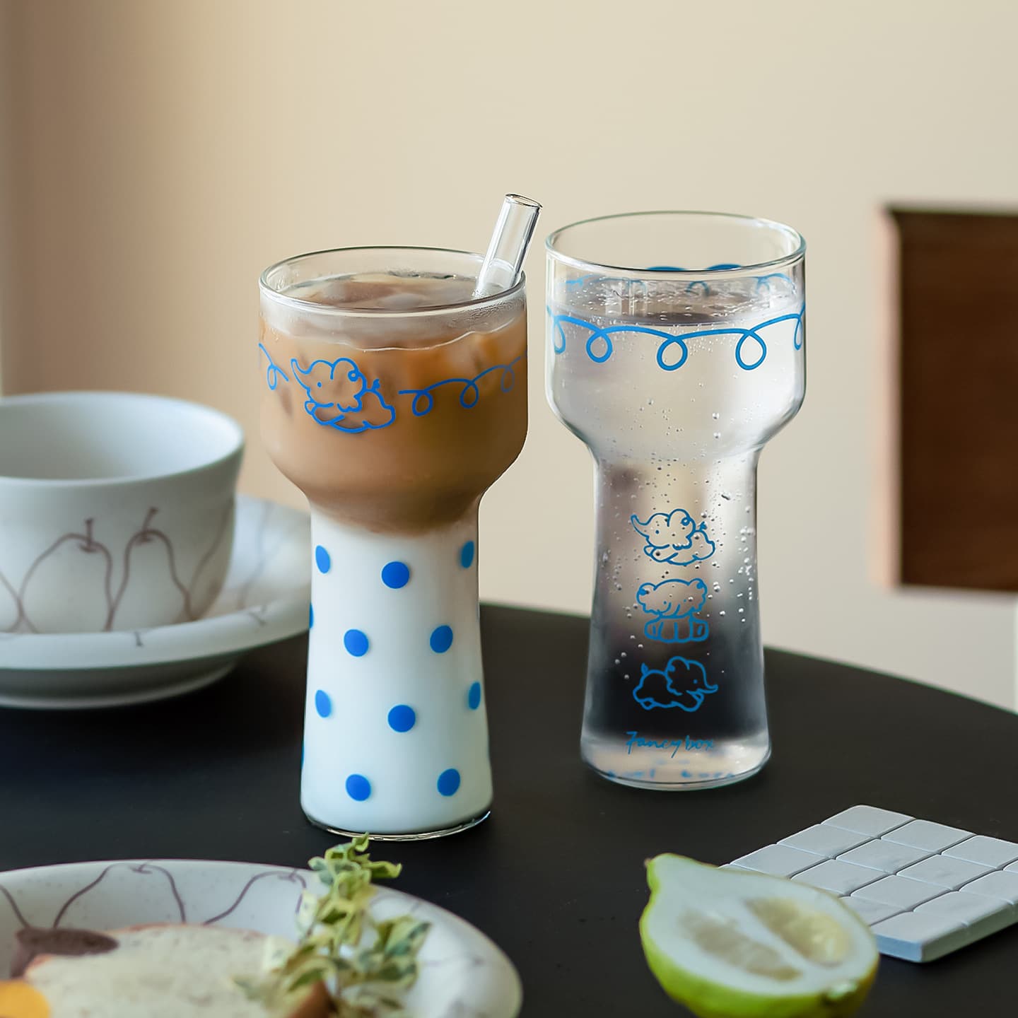 Imagination Series Tall Coffee Mug for Home, Juice, Cold Drinks, Milk, Water Cup, Large Capacity Cold Brew Glass Cup