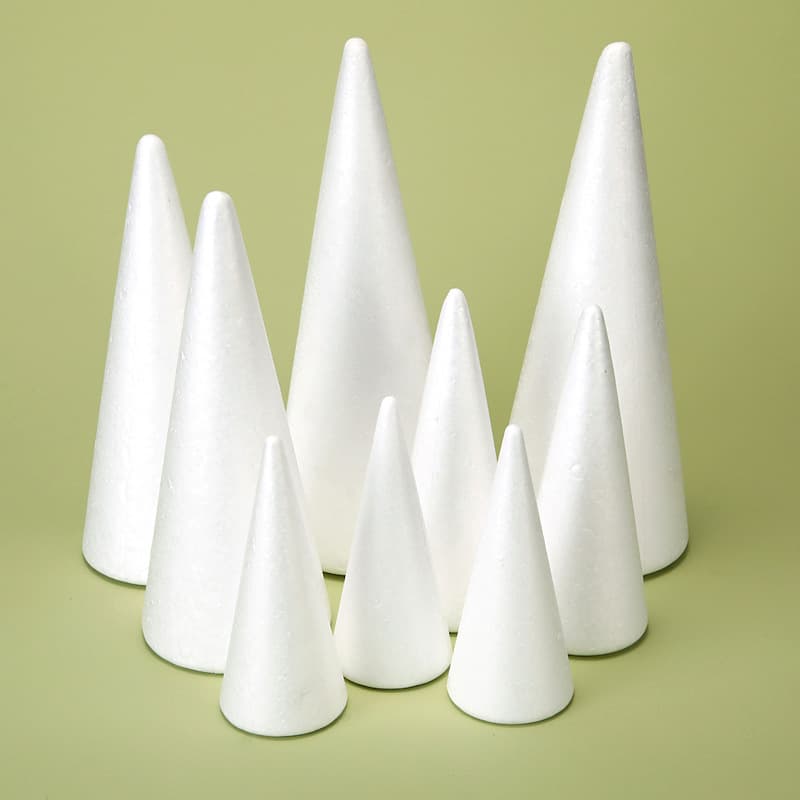 New DIY Cone Foam Ball Light Clay Accessories Christmas Tree Decoration Material Macaron Tower Model
