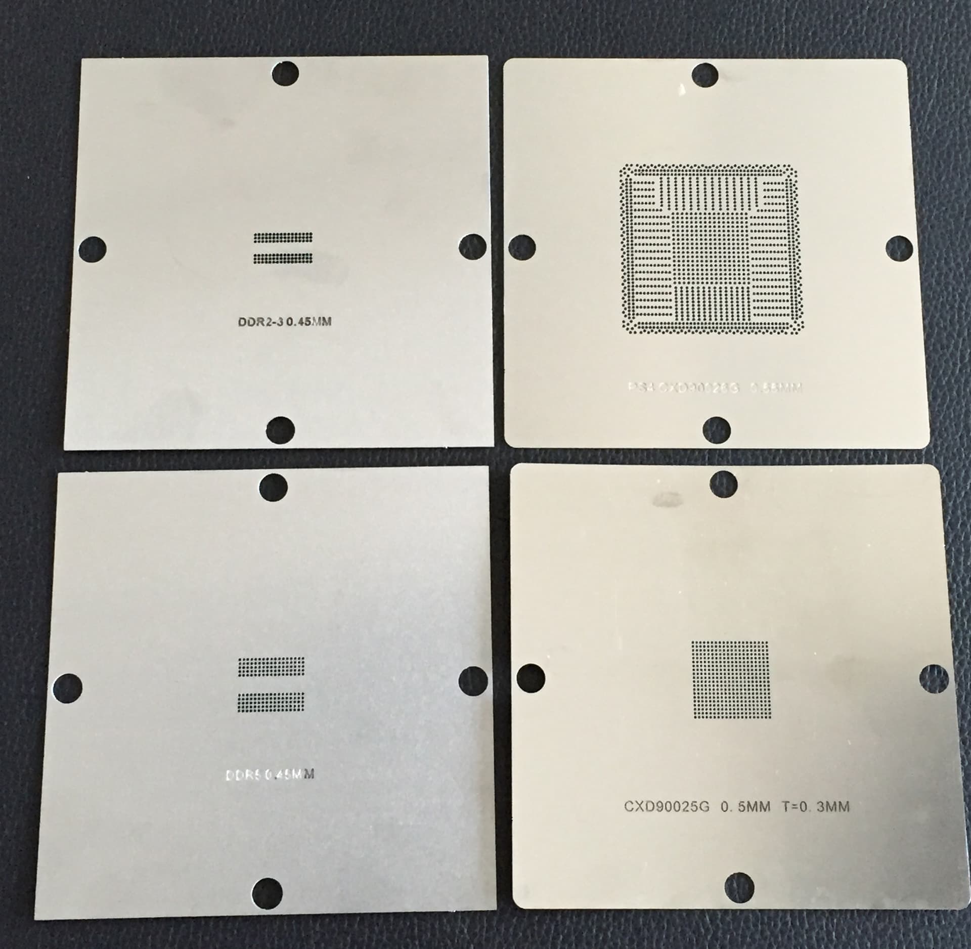 BGA Solder Ball Stencil 80/90 Direct Heating Solder Ball Stencil Universal Stencil Gaming Console Stencil