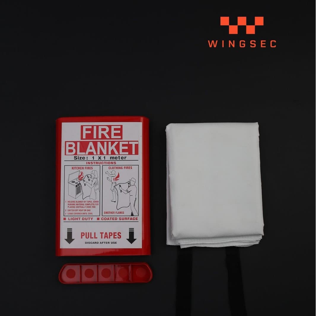 Thickened Glass Fiber Cloth Fire Blanket EN1869, Marine Chemical Color Industrial Protective Blanket, Factory Direct