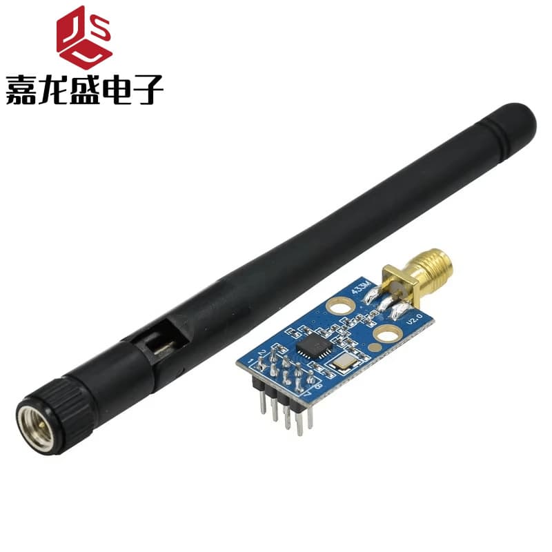 CC1101 Wireless Module 433M Data Transceiver Module with Antenna, Enhanced Gain, SMA + Rubber Duck Antenna