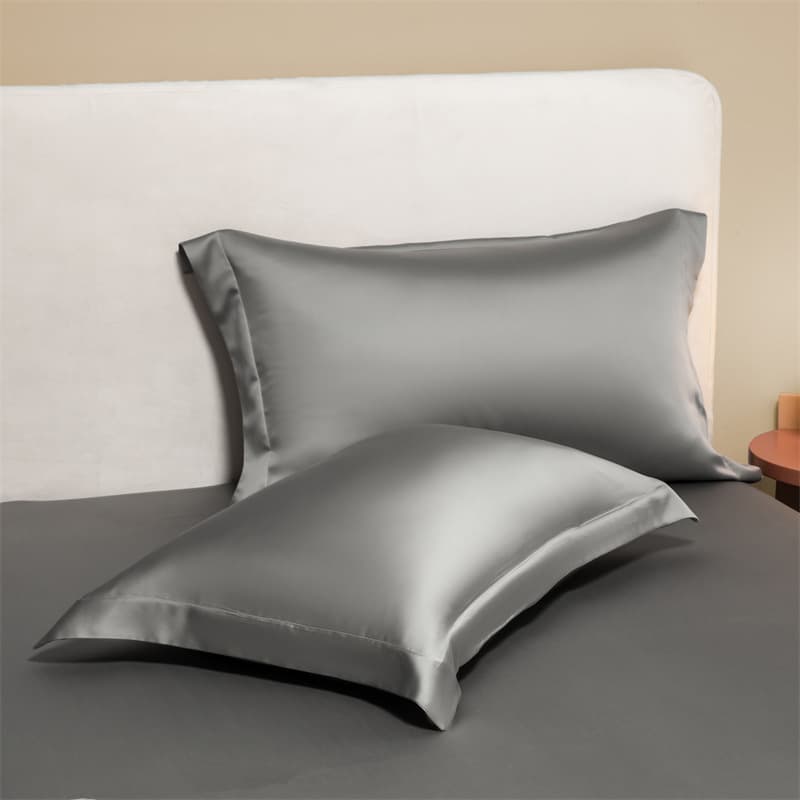 60-Count Xinjiang Long-Staple Cotton Pillowcase Pair, Solid Color Sateen, All-Cotton Pillowcase, Adult Single, Soft and Silky, Wholesale