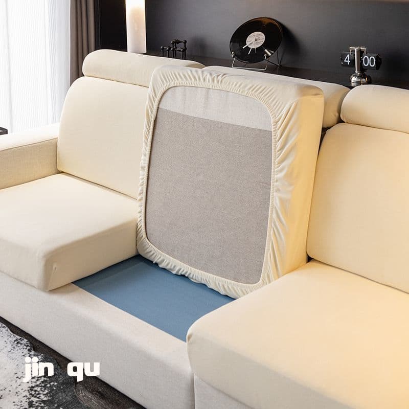 Sticky Rice Velvet Sofa Cover Full Wrap Set Winter Plush Sofa Slipcover Modern Simple Sofa Cover Pad Set Wholesale