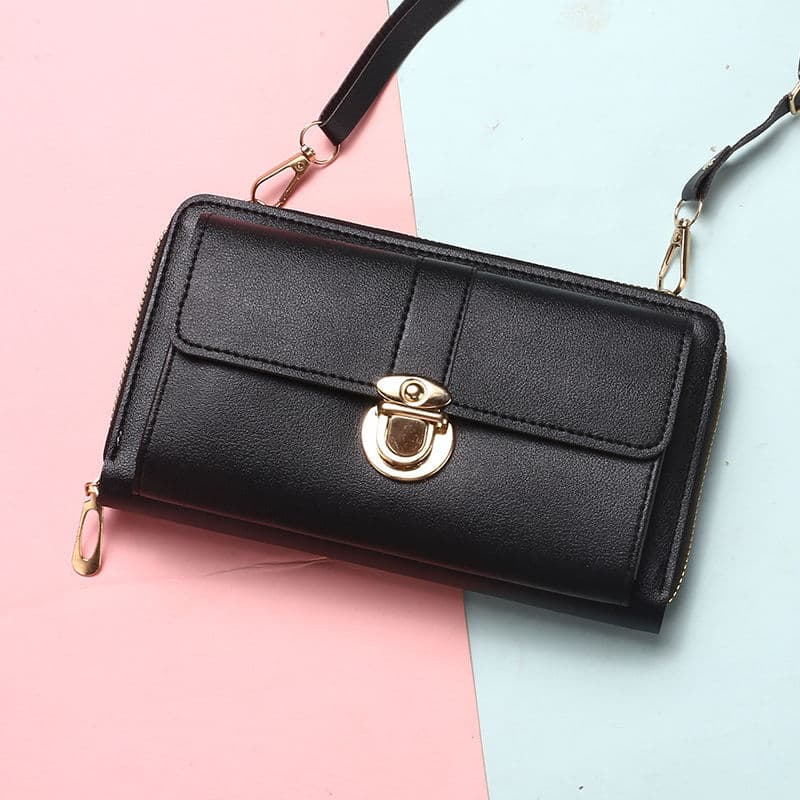 2024 New Style Student Crossbody Bag, Lightweight Korean Wallet with Touchscreen Phone Pocket