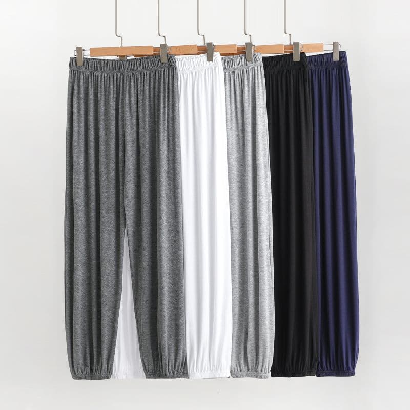 Modal Thin Long Pants for Men, Middle-Aged and Elderly Loose Summer Mosquito-Proof Pants, Dad Home Casual Sports Pants, Exercise Pants