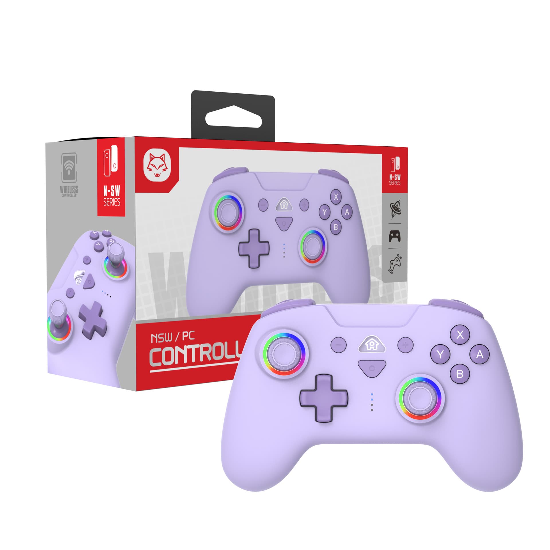 [Factory Direct] Switch Bluetooth Controller Switch Wireless Controller Multi-Color Wake Vibration PC Controller